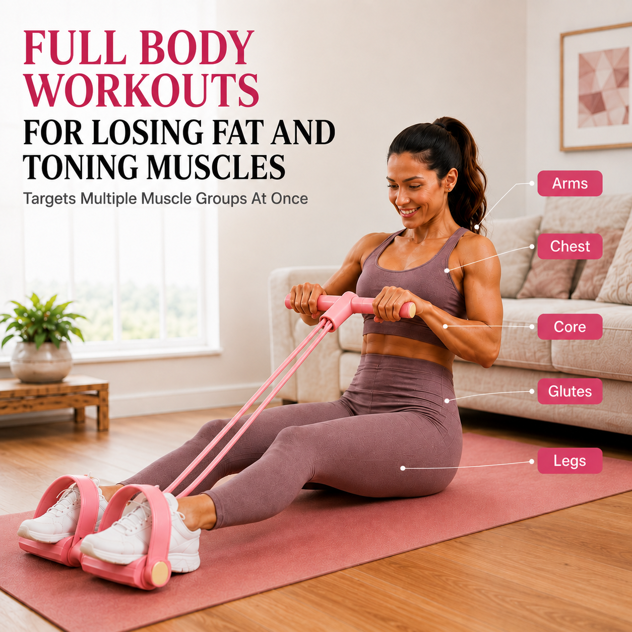 Geteasezo FlexCore Total Body Resistance Trainer