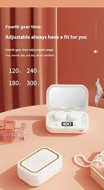 Hot Sale Contact Lens Cleaner One-click on Automatic High-frequency Vibration Ultrasonic Contact Lenses Deep Cleaning Instrument