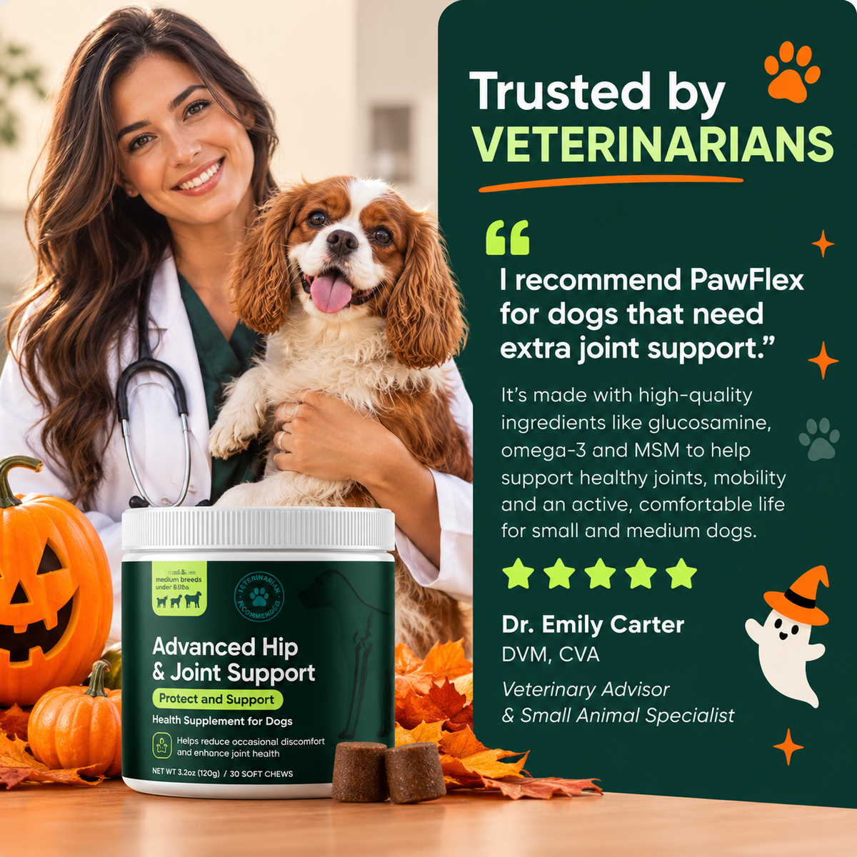 PawFlex™ Advanced Hip & Joint Support Chews